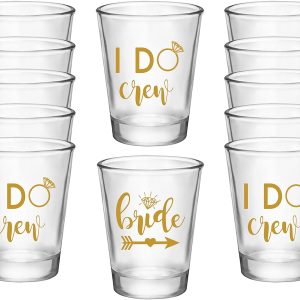 Best Bachelorette Shot Glass Set - Bride & Crew