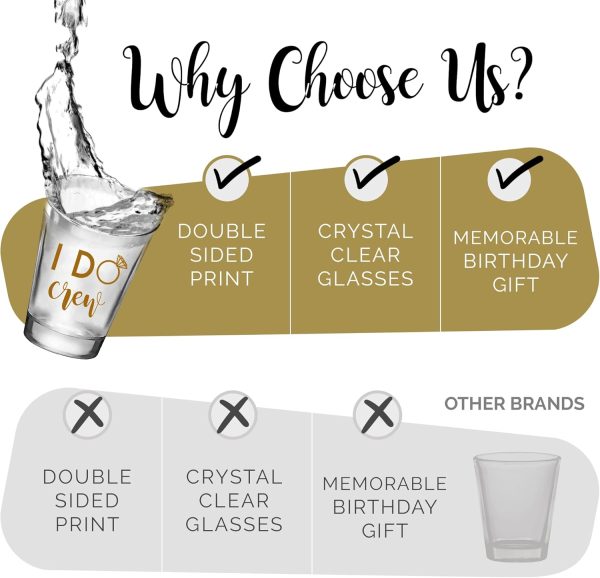 Best Bachelorette Shot Glass Set - Bride & Crew - Image 5