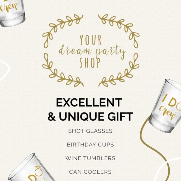 Best Bachelorette Shot Glass Set - Bride & Crew - Image 6