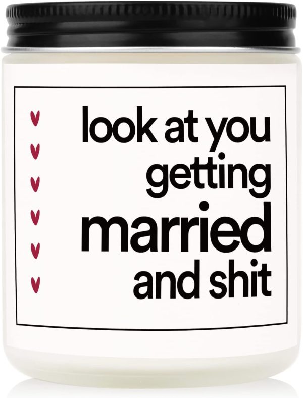 Funny Wedding Gifts – Lavender Soy Candle For Brides