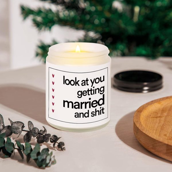 Funny Wedding Gifts – Lavender Soy Candle For Brides - Image 2