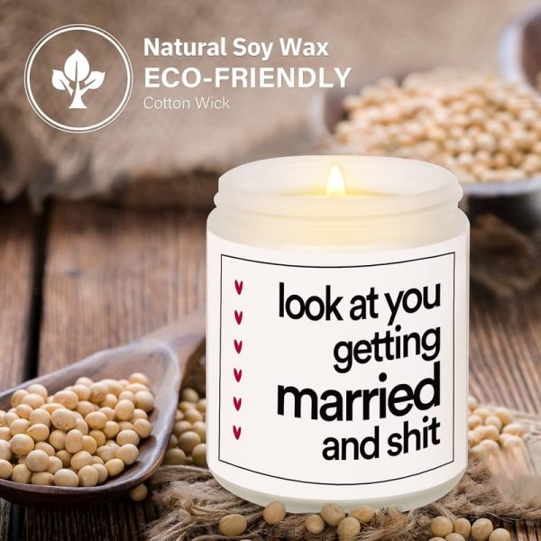 Funny Wedding Gifts – Lavender Soy Candle For Brides - Image 4