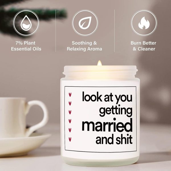 Funny Wedding Gifts – Lavender Soy Candle For Brides - Image 5