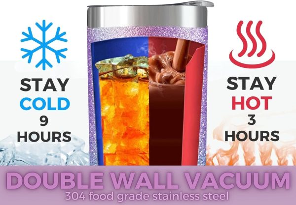 Best Gift For Administrative Professionals - Glitter Tumbler - Image 6