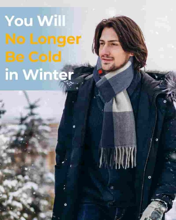 Heated Scarf With 5000mah Battery - Best Warm Gift For Men & Women - Image 2