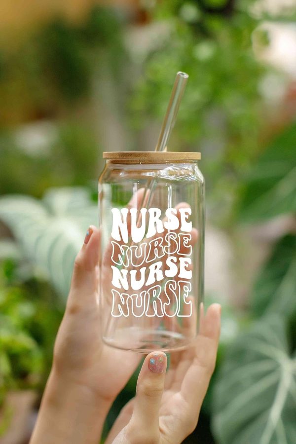Best Nurse Gifts - 16 Oz Coffee Glass For Women & Students - Image 6