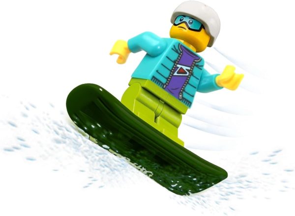 Best Lego City Snowboarder Minifigure With Goggles & Snowboard