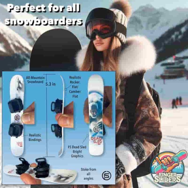 Best Finger Snowboard Model For Tricks | Fun Gift Idea - Image 5