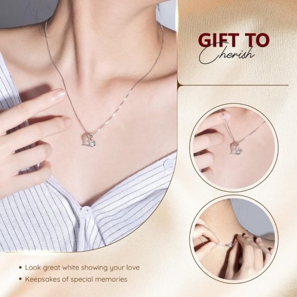 Best Gift For Stepdaughter - Heart Necklace With Message - Image 5