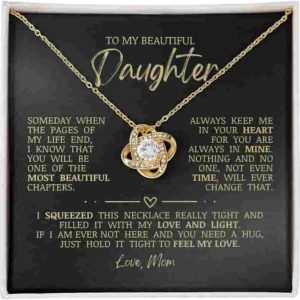 Best Love Knot Necklace Gift For Daughter - Sentimental Jewelry