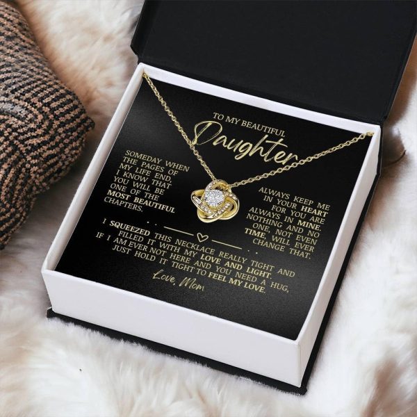 Best Love Knot Necklace Gift For Daughter - Sentimental Jewelry - Image 2