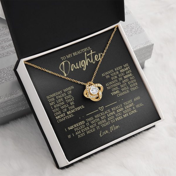Best Love Knot Necklace Gift For Daughter - Sentimental Jewelry - Image 4