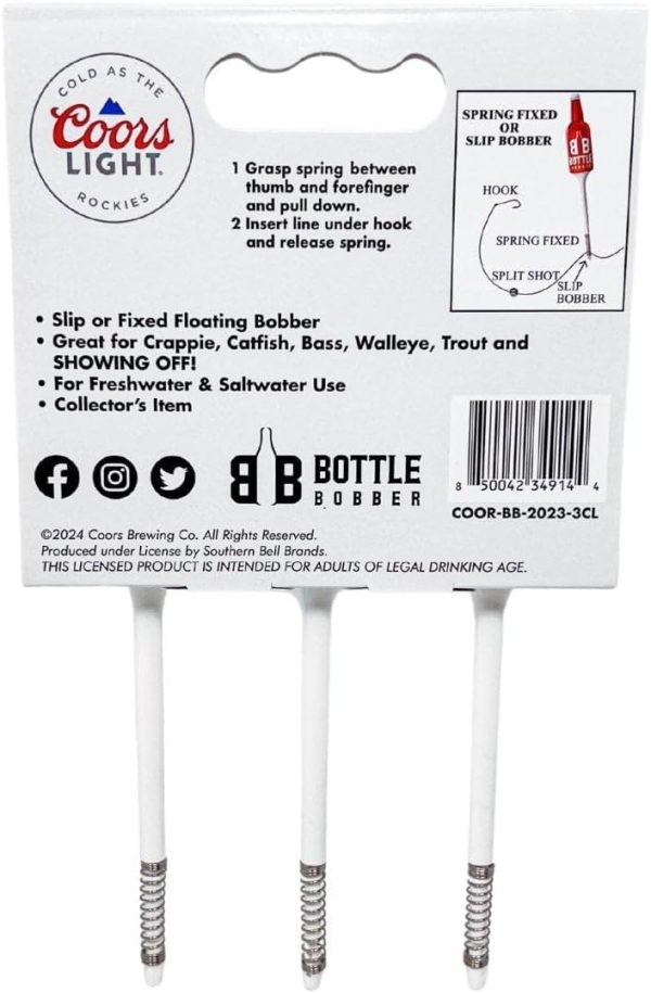 Coors Light Fishing Bobbers - 2-pack Highly Visible And Durable - Image 5