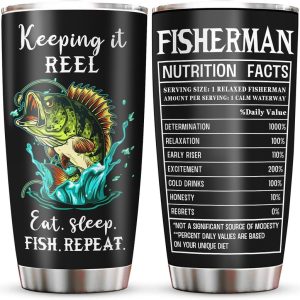 Best Fishing Tumbler Gifts For Men - 20oz Birthday Idea