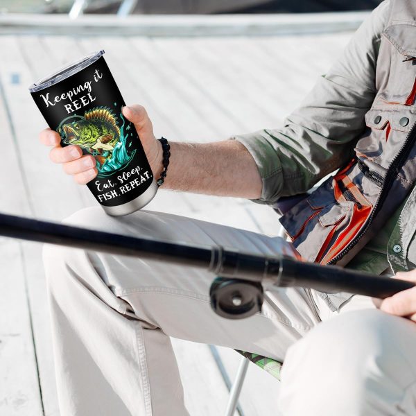 Best Fishing Tumbler Gifts For Men - 20oz Birthday Idea - Image 5