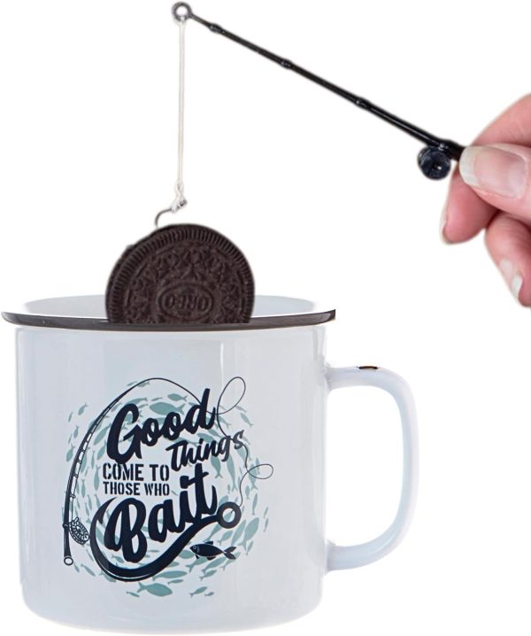 Top Funny Fishing Mug - Perfect Gift With Biscuit Rod