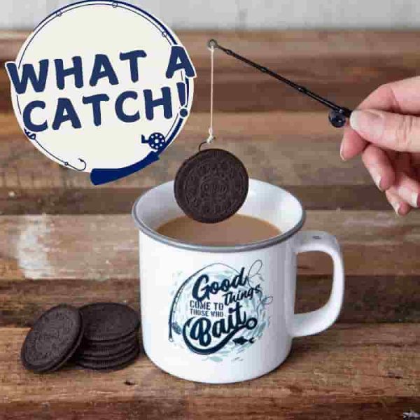 Top Funny Fishing Mug - Perfect Gift With Biscuit Rod - Image 2
