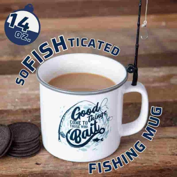 Top Funny Fishing Mug - Perfect Gift With Biscuit Rod - Image 4