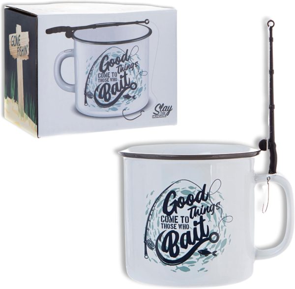 Top Funny Fishing Mug - Perfect Gift With Biscuit Rod - Image 5