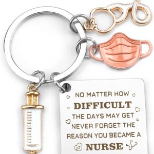 Best Nurse Graduation Keychain Gift For Women – Appreciation Jewelry
