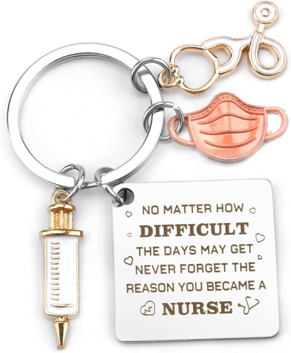 Best Nurse Graduation Keychain Gift For Women – Appreciation Jewelry