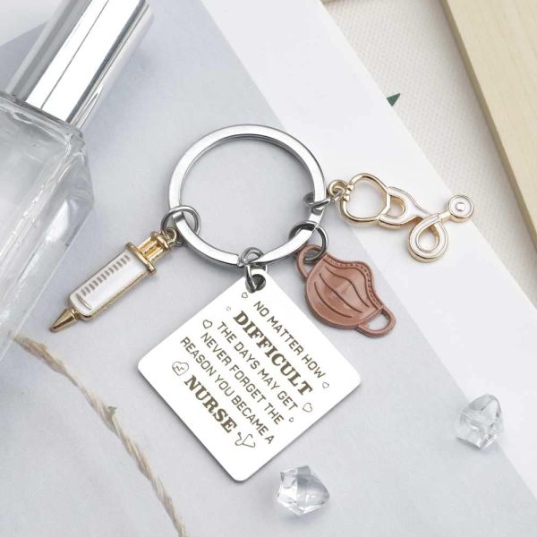 Best Nurse Graduation Keychain Gift For Women – Appreciation Jewelry - Image 3