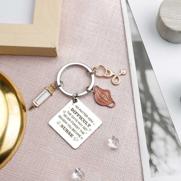 Best Nurse Graduation Keychain Gift For Women – Appreciation Jewelry - Image 5