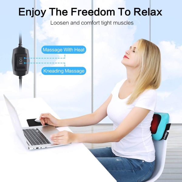 Best Electric Shiatsu Massager With Heat For Pain Relief - Image 2