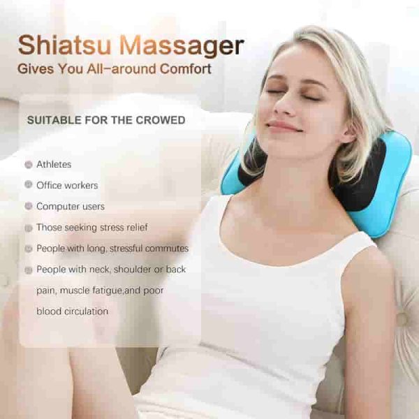 Best Electric Shiatsu Massager With Heat For Pain Relief - Image 3