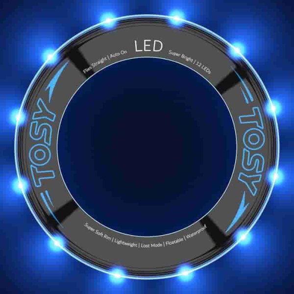 Tosy Led Flying Ring - Super Bright, Waterproof Toy - Image 2