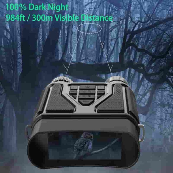 Best Night Vision Goggles For Hunting & Camping - 8x Zoom, Rechargeable - Image 3