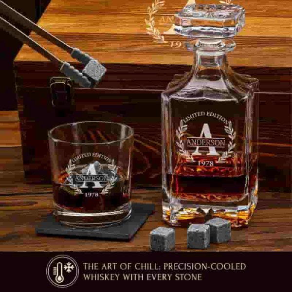 Best Personalized Whiskey Decanter Set - Perfect Gift For Men - Image 6