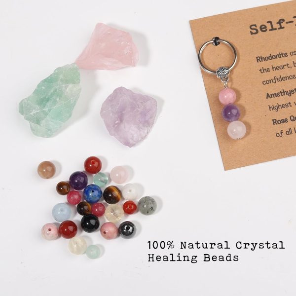 Healing Crystal Keychain For Anxiety Relief - New Beginnings Gift - Image 3