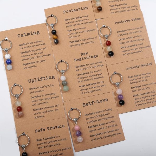Healing Crystal Keychain For Anxiety Relief - New Beginnings Gift - Image 6