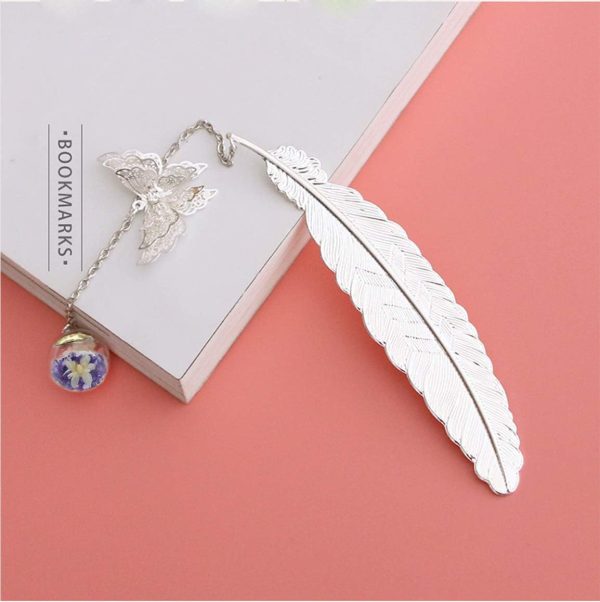 Top Vintage Feather Bookmark Gift For Women & Readers - Image 3