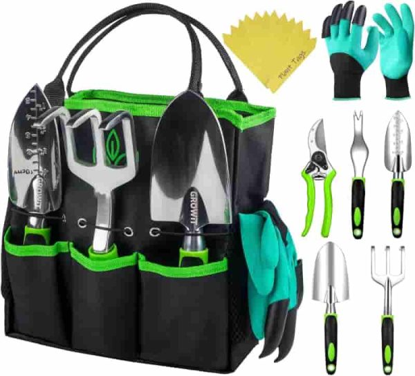 22-piece Heavy Duty Gardening Tool Set - Best Gardening Gift For Women & Men