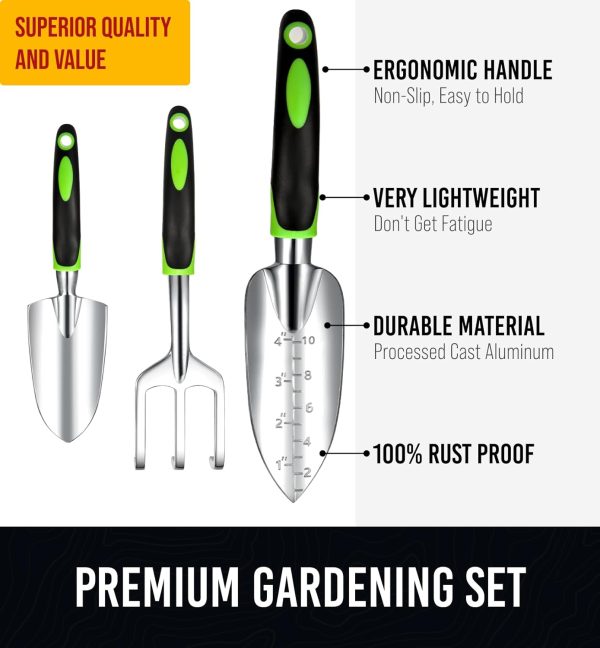 22-piece Heavy Duty Gardening Tool Set - Best Gardening Gift For Women & Men - Image 2