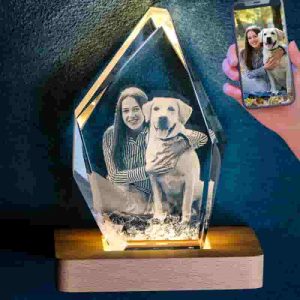 Best Personalized Pet Memorial 3d Crystal Photo Keepsake