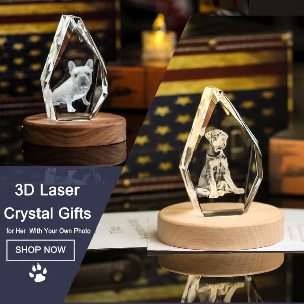 Best Personalized Pet Memorial 3d Crystal Photo Keepsake - Image 2