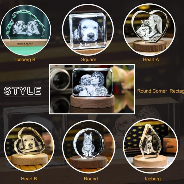 Best Personalized Pet Memorial 3d Crystal Photo Keepsake - Image 5