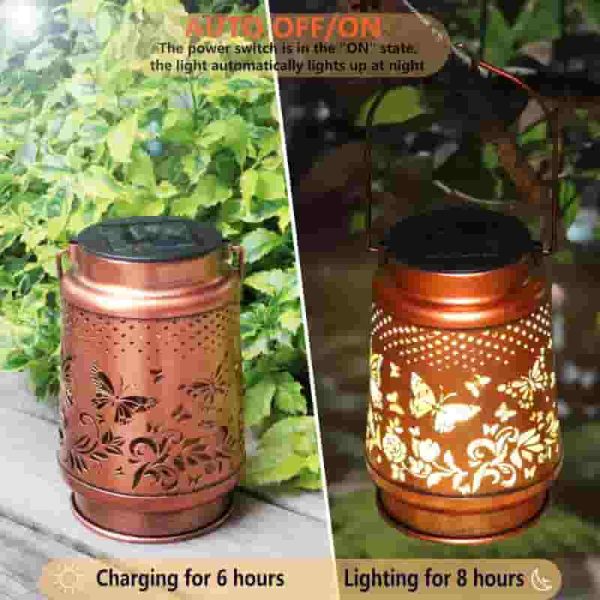 Butterfly Solar Lanterns - Outdoor Waterproof Garden Décor Gift - Image 6