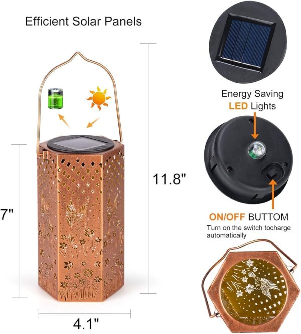 Best Solar Hummingbird Lanterns For Outdoor Decor - Image 5