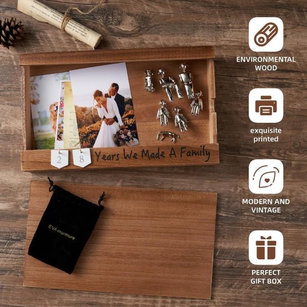 Best Personalized Wedding & Anniversary Keepsake Box - Image 4