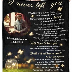 Personalized Memorial Blanket With Photos For Loved Ones