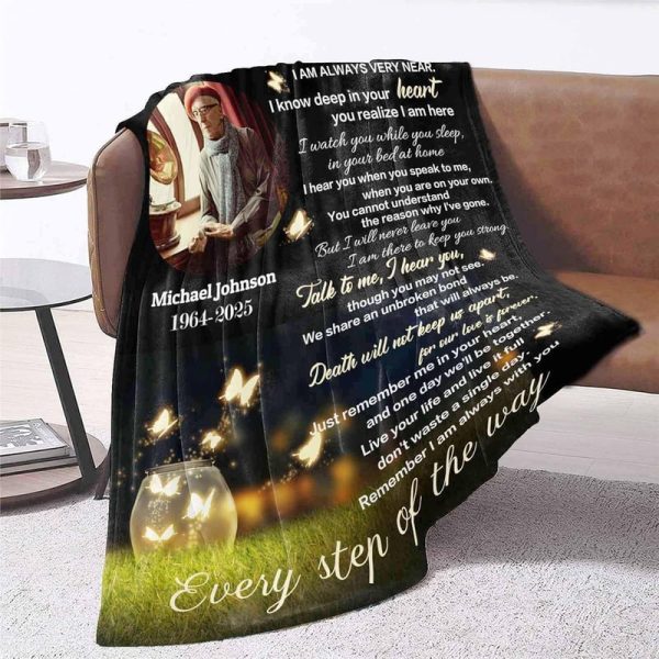 Personalized Memorial Blanket With Photos For Loved Ones - Image 2