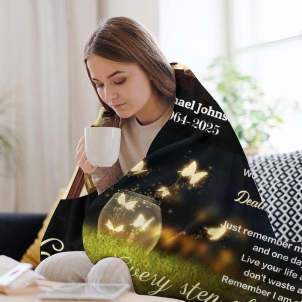 Personalized Memorial Blanket With Photos For Loved Ones - Image 4