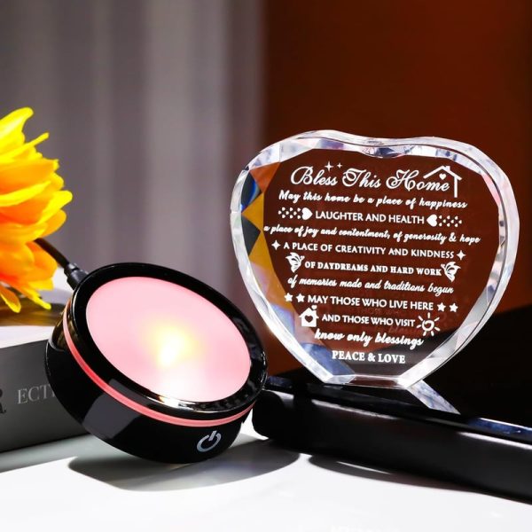 Best Crystal Housewarming Gift With Led Base For New Homes - Image 4