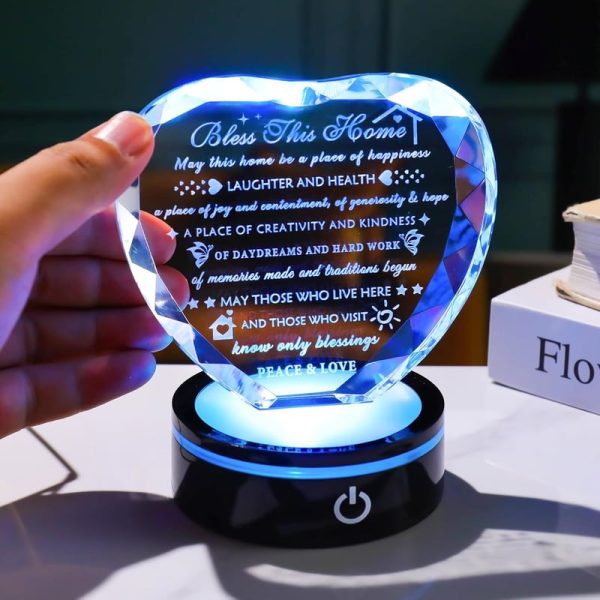 Best Crystal Housewarming Gift With Led Base For New Homes - Image 5