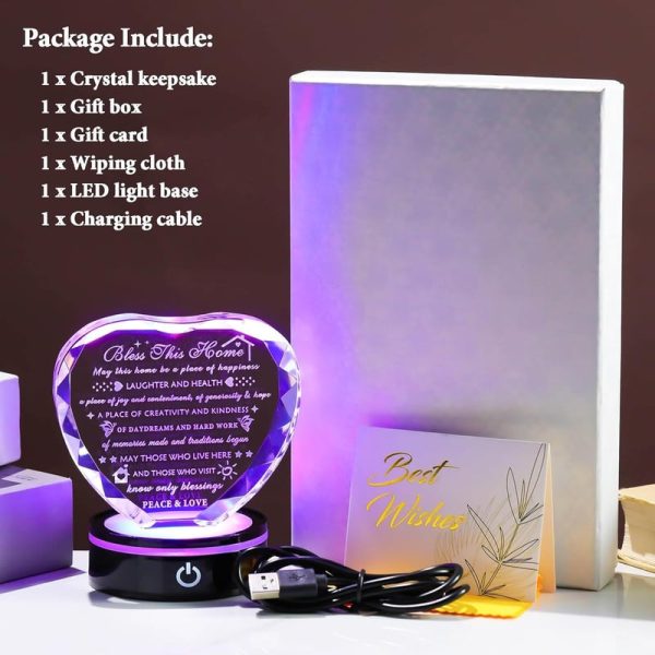 Best Crystal Housewarming Gift With Led Base For New Homes - Image 6