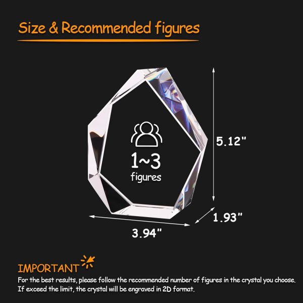 Personalized 3d Crystal Photo Gift – Perfect For Anniversary, Birthday & Wedding - Image 2
